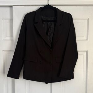 SHEIN Elegant Black Blazer